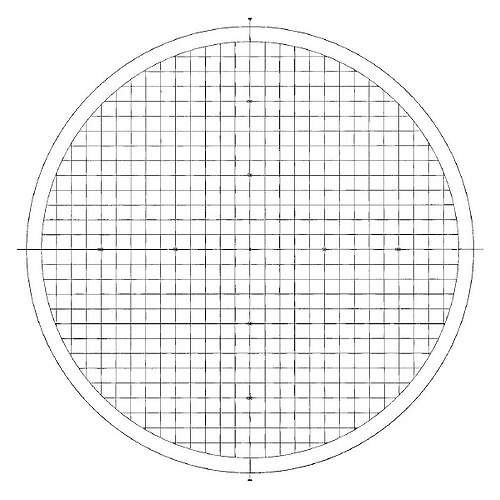 ミツトヨ 投影機 付属品 ( 12AAM591/マイラースクリーン NO.15 )
