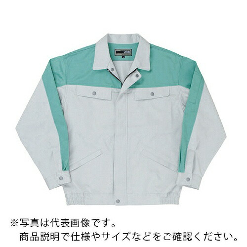 日新被服 ブルゾン ( 5306-97-4L シルバーXライトグリン )