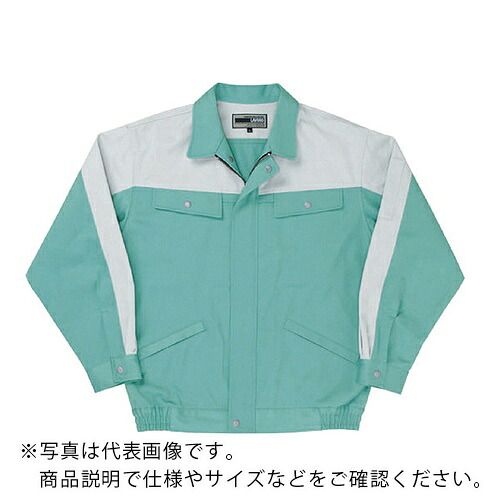 日新被服 ブルゾン ( 5306-98-LL ライトグリンXシルバー )