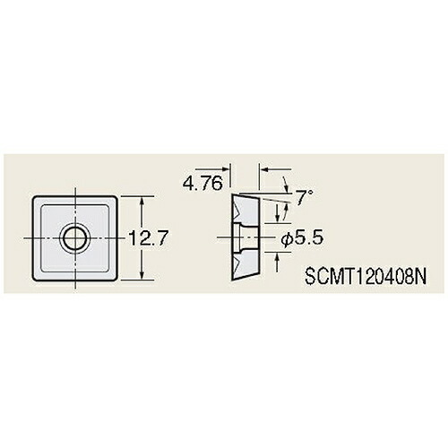 日研仕立て上げる所 インサートチップ ( SC12-C8 AC630M ) 【10個仕掛ける】