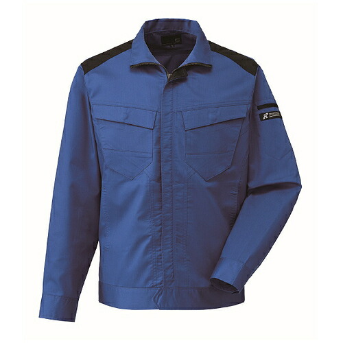 日新被服 長袖ジャンパー ( SR2663-30-6L ブルー )