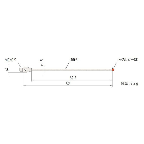 ミツトヨ MS3-2R62.5 ( 06ABF416 )