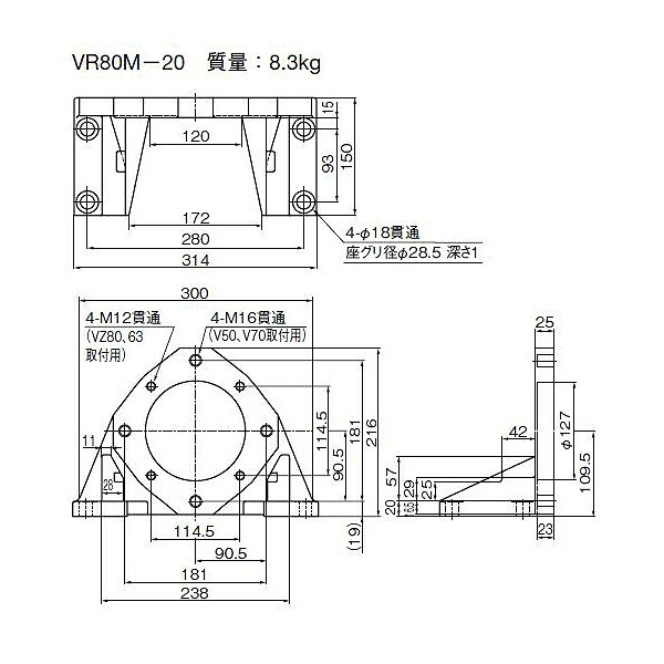 ダイキン工業 揚水機 フィート ( VR80M-20 )