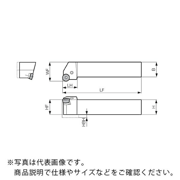 京セラ ホルダ 外径旋削用 ( PRGCR2525M-12BE )