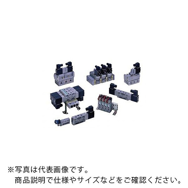 CKD セレックスバルブ パイロット式5ポート弁 ( 4F210-08-L-DC24V )