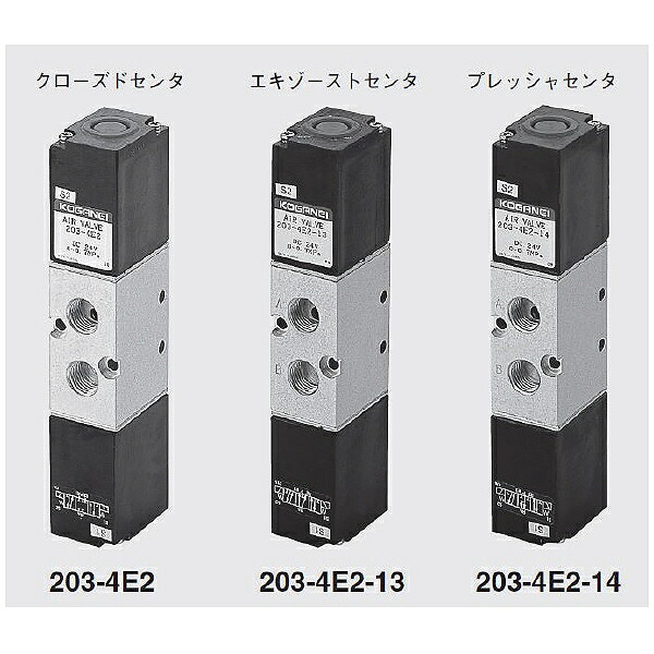 コガネイ 電磁弁200シリーズ 直動形 ( 203-4E2-70 AC100V )