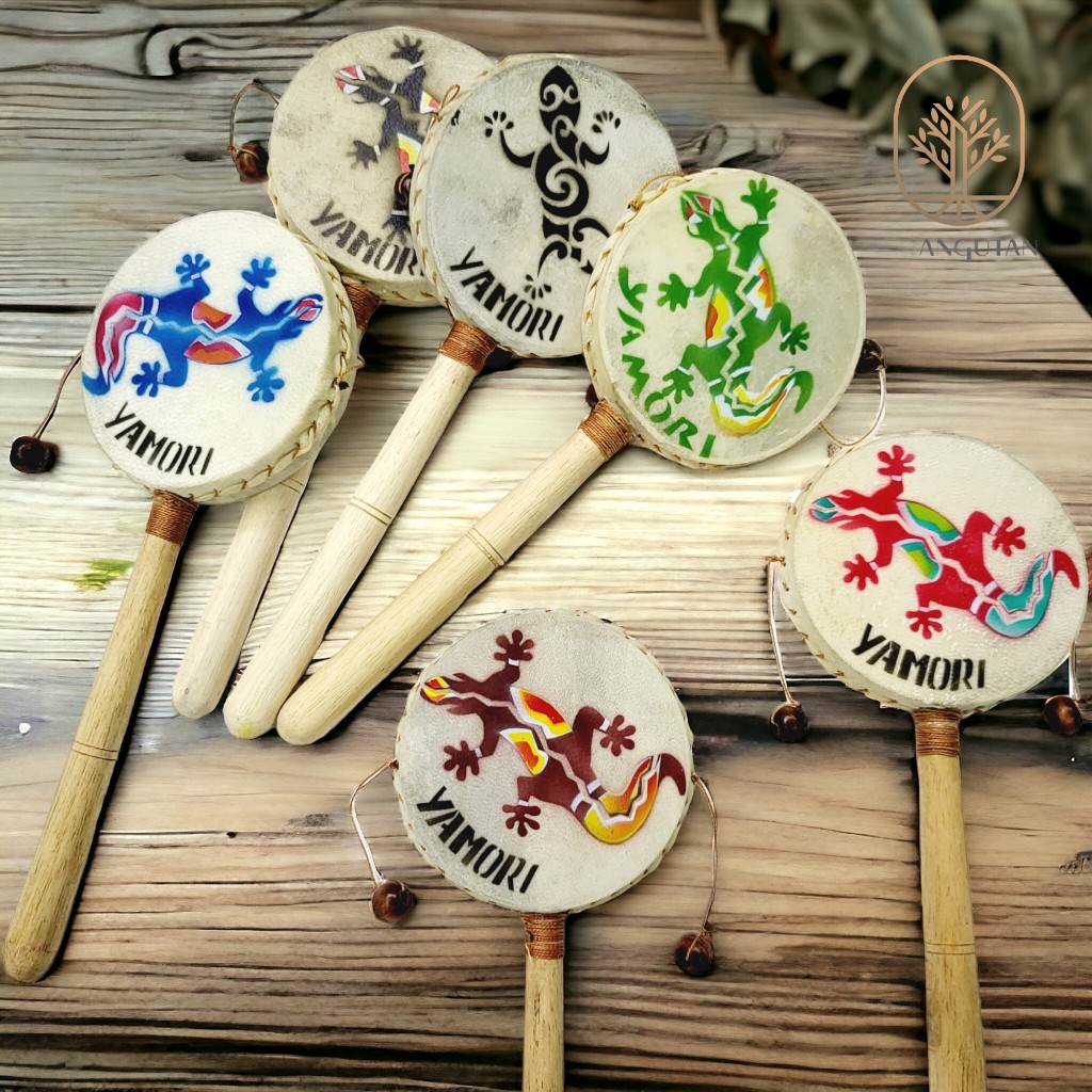 楽天市場】10000034 でんでん太鼓 バリ楽器 おもちゃ 打楽器