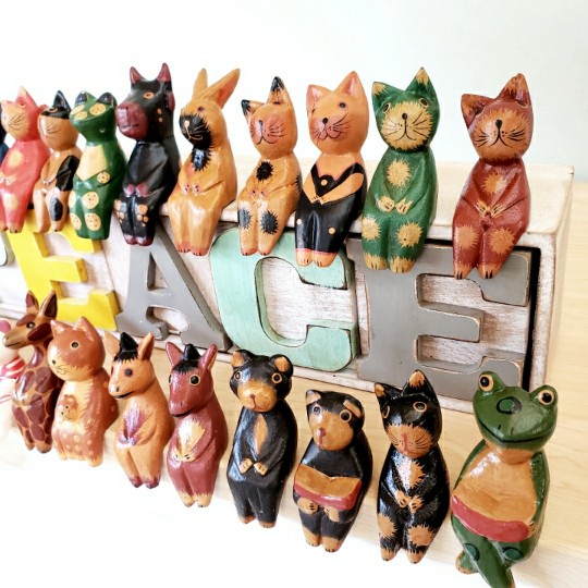 楽天市場】オブジェ/アニマルトイ WOOD ANIMAL TOY ウッドアニマルトイ