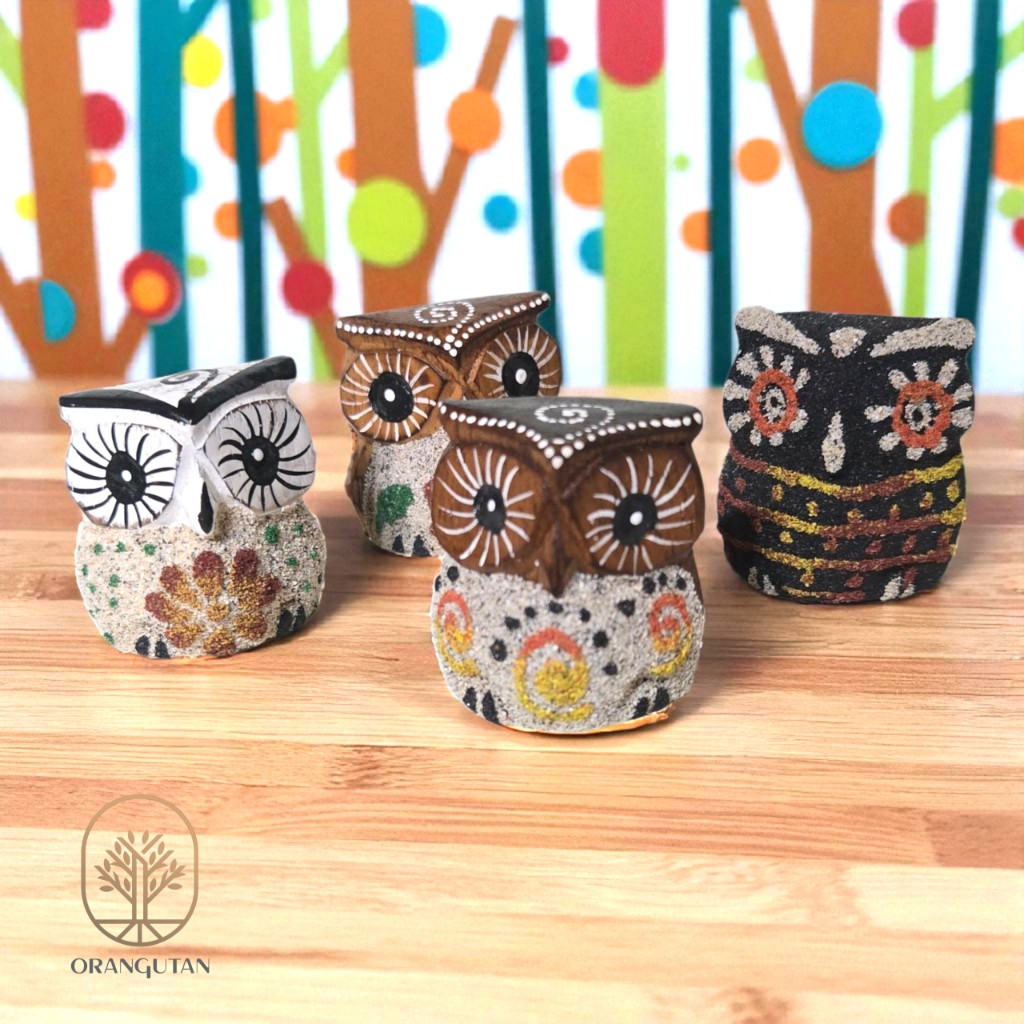 楽天市場】ふくろう 梟 真鍮 アンティーク調 ブロンズ像 バリ雑貨 置物