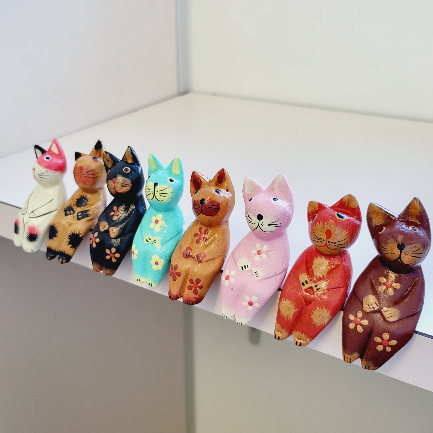 楽天市場】10002654 アジアン雑貨 木彫り アニマル ねこ