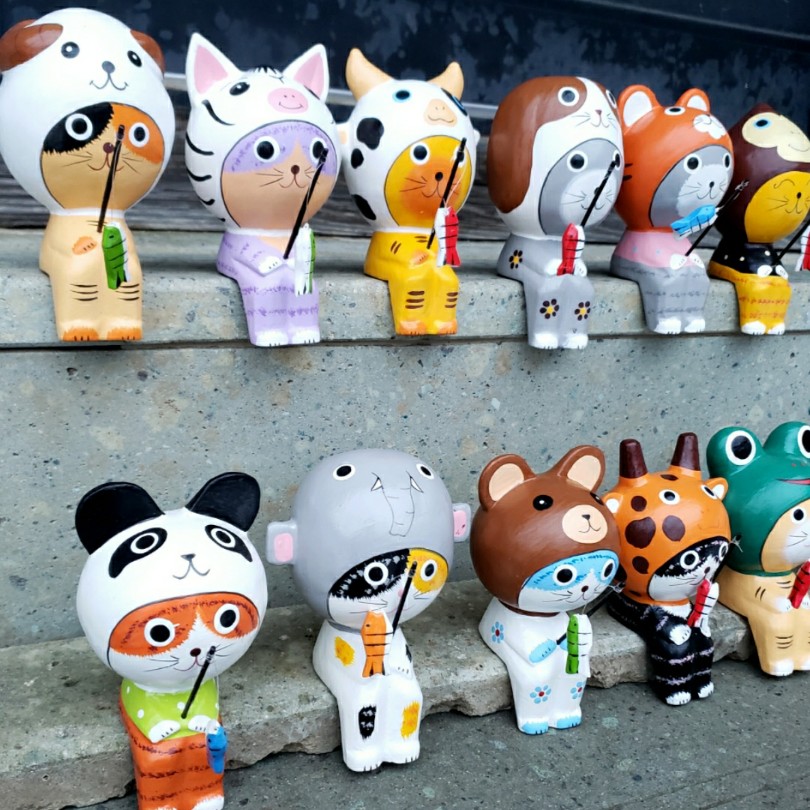 楽天市場】10001431 釣りぼりアニマル さる 2頭 魚釣り バリ雑貨 木製