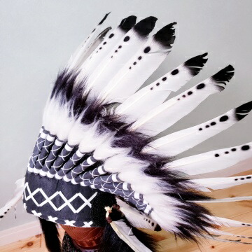 ウォーポークボンネット 翼かんむり Wn 4 白点点 原住民 インディアン 被笠 コスプレ 羽根飾り 遊宴 Cannes Encheres Com