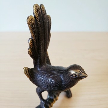 【楽天市場】鳥 野鳥 小鳥 真鍮 アンティーク調 ブロンズ像 バリ雑貨 置物 インテリア：orangutanオランウータン