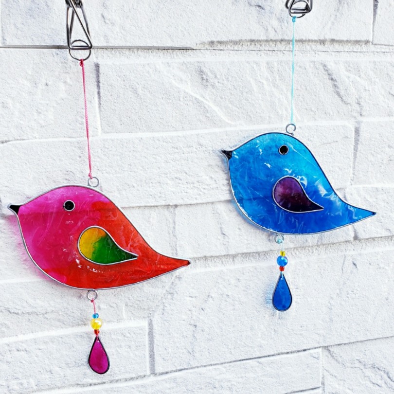 サンキャッチャー　虹レインボーアジアン雑貨バリ雑貨ガラス細工レジンステンドグラス 10001034 アジアン サンキャッチャー 魚 フィッシュ