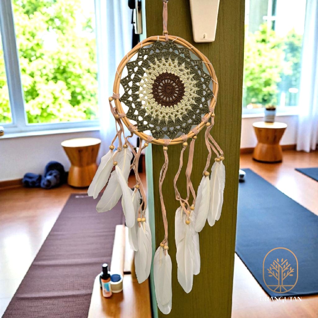 楽天市場】ドリームキャッチャー 魔除け クロシェキャッチャー 風水