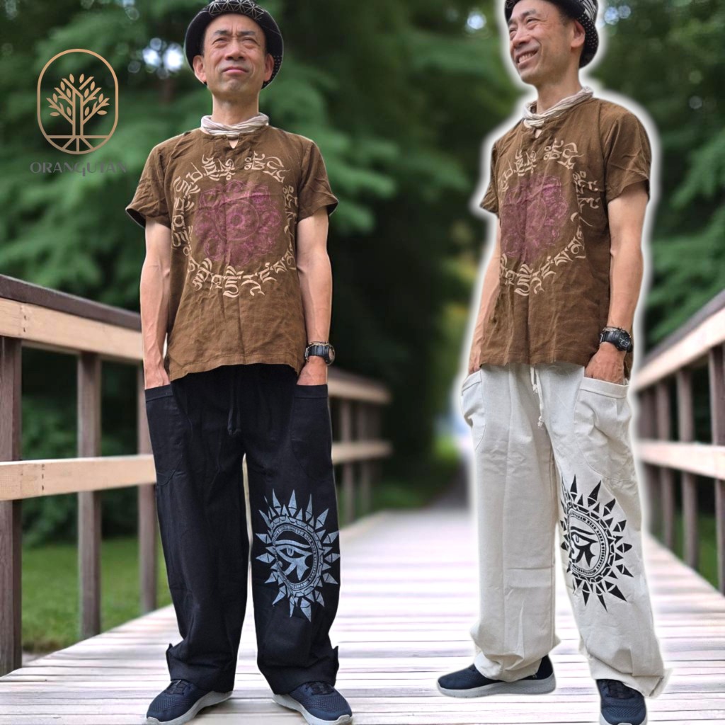絣いろいろパッチワークパンツ 楽天市場】パッチワークプリントワイドパンツ ／ ボリューム