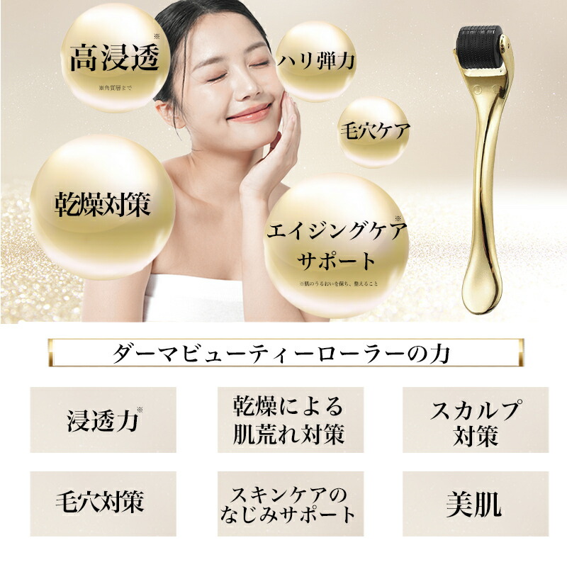 【新品・未使用】ダーマローラー 3本セット 日本メーカー製ダーマローラー【4種類 0.25mm/0.5mm