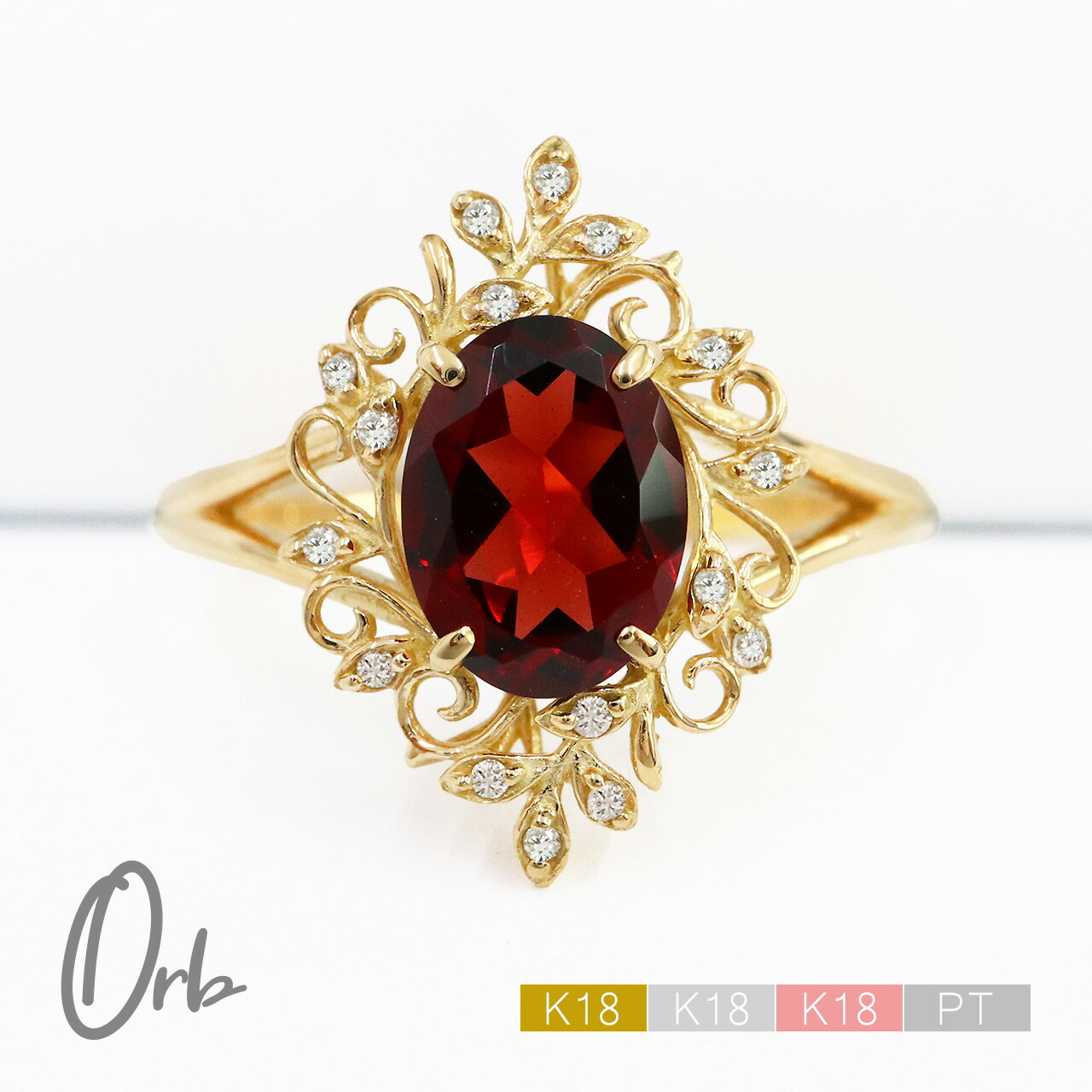 楽天市場】アメシスト リング ダイヤモンド オーバルカット