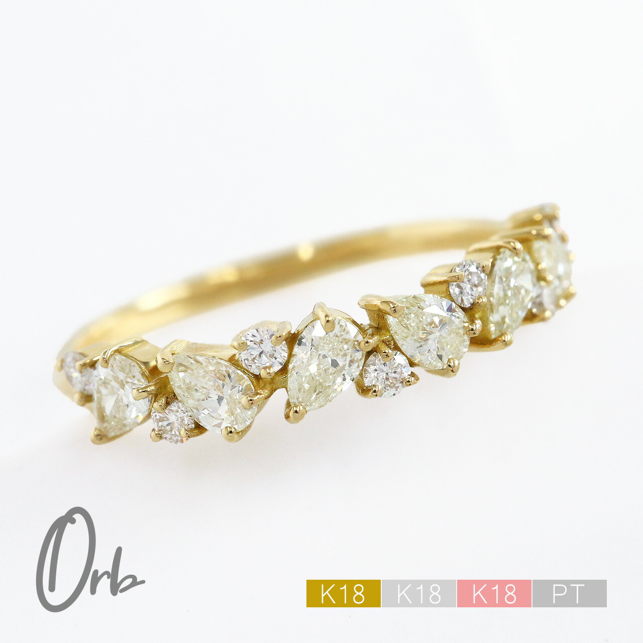 K18　ダイヤモンドリング K18 ダイヤモンド 蛇のリング – オールジュエリー公式ショップ