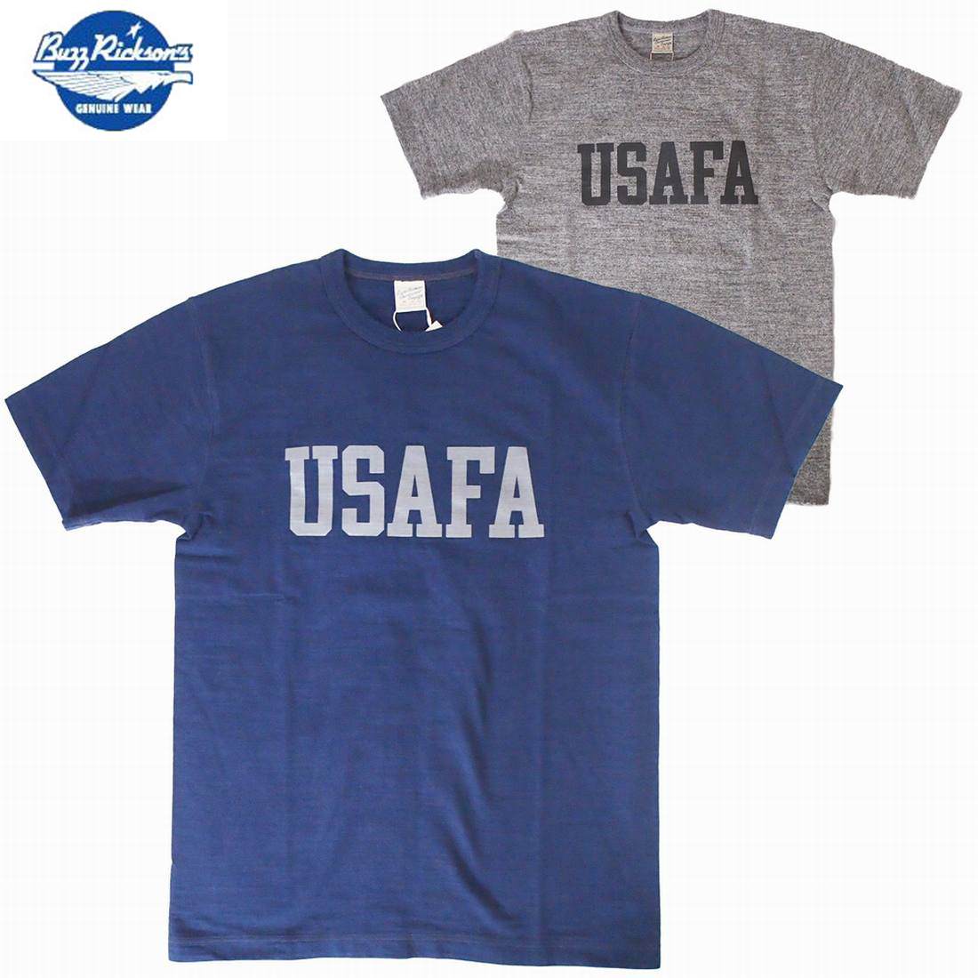 Tシャツ　BuzzRickson's/バズリクソンズ SLUB YARN S/S Tシャツ「U.S.AIR FORCE 」ACADEMY REFLECTOR PRINT」　2カラー S・M・Lサイズ　メンズ【Made In　USA.】【送料無料】