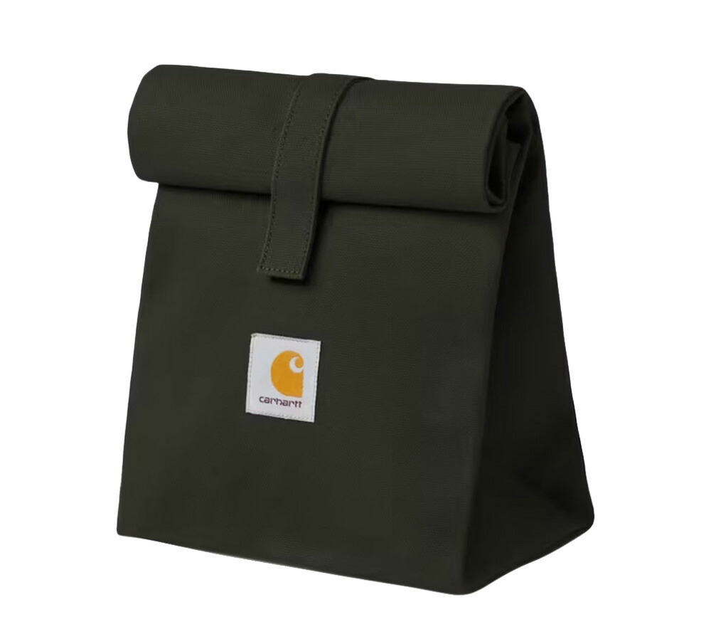 カーハート Carhartt WIP ランチバッグ クーラーバッグ 保冷保温 お弁当バッグ 紙袋風 バッグインバッグ オリーブ I035943 Lunch Bag 母の日 ギフト