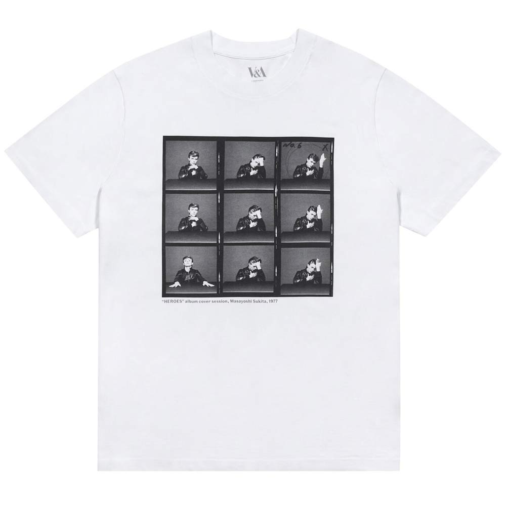 楽天市場】デヴィッド・ボウイ HEROES Tシャツ トップス ロンドンV&A