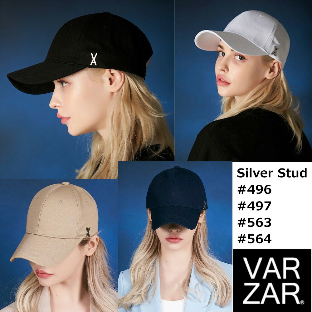 楽天市場】【正規販売店】VARZAR バザール キャップ シルバー 韓国