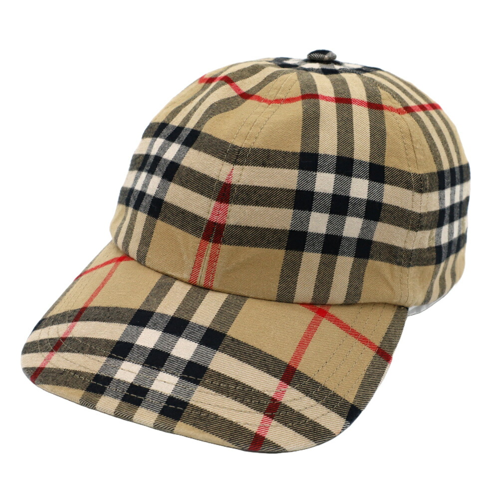 BURBERRY ベージュ チェック キャップ 楽天市場】バーバリー BURBERRY キャップ チェック柄 帽子