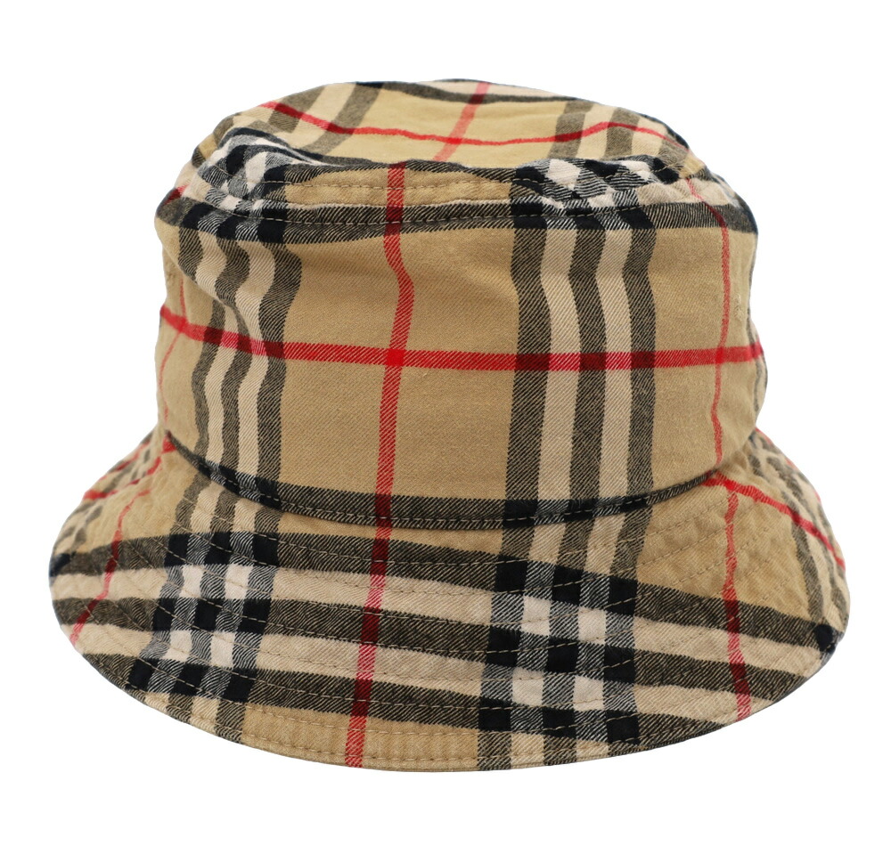 ビッグ・ノバチェック柄　Burberry バケットハット 楽天市場】バーバリー BURBERRY バケットハット チェック柄 帽子