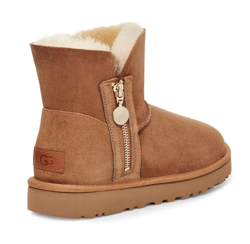 激安正規 Ugg アグ ムートンブーツ ジップ付き ベイリージップミニ Bailey Zip Mini Fucoa Cl