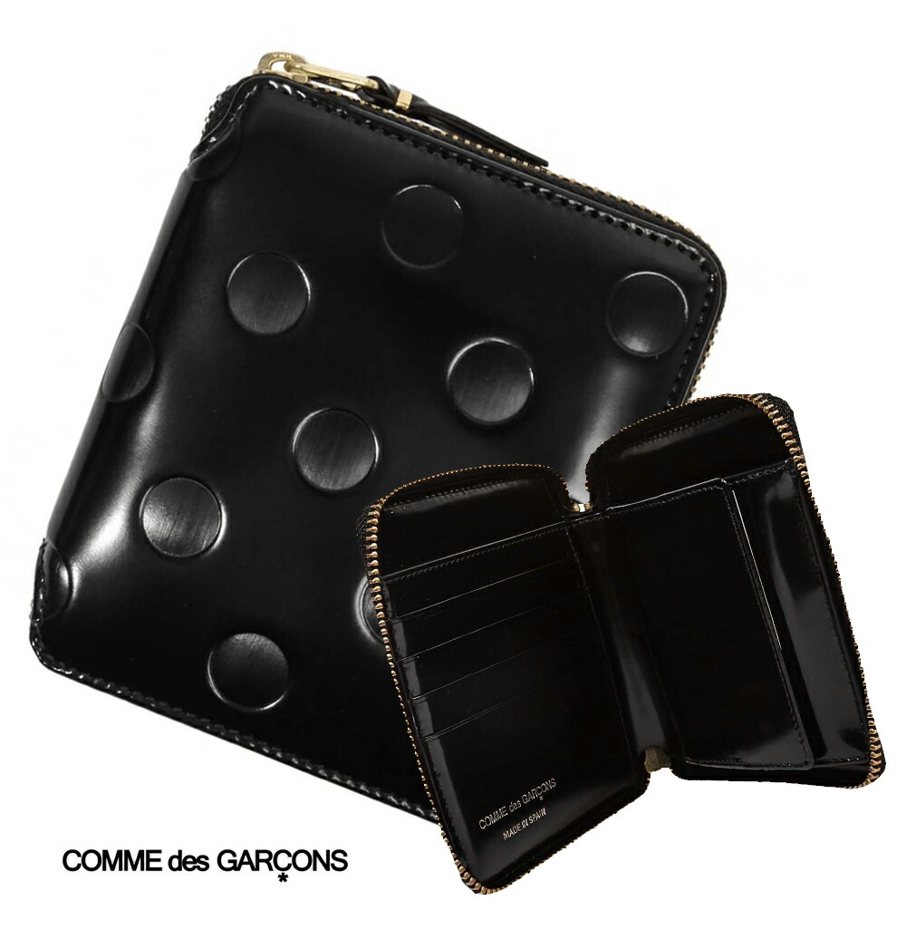 コムデギャルソン COMME des GARCONS  2つ折り財布 COMME des GARCONS コムデギャルソン DES 二つ折り財布 POLKA