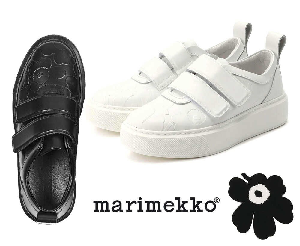 マリメッコ￼ ウニッコ柄スニーカー マリメッコ marimekko ウニッコ柄 キャンバス スニーカー