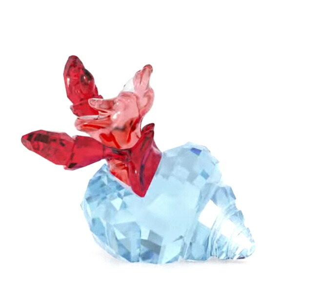 スワロフスキー Swarovski リトルマーメード セバスチャン クリスタルオブジェ ウォルトディズニー協同 The Little Mermaid Sebastian スワロフスキー聖堂製装飾品 あす暢気マッチ 関東 Acilemat Com