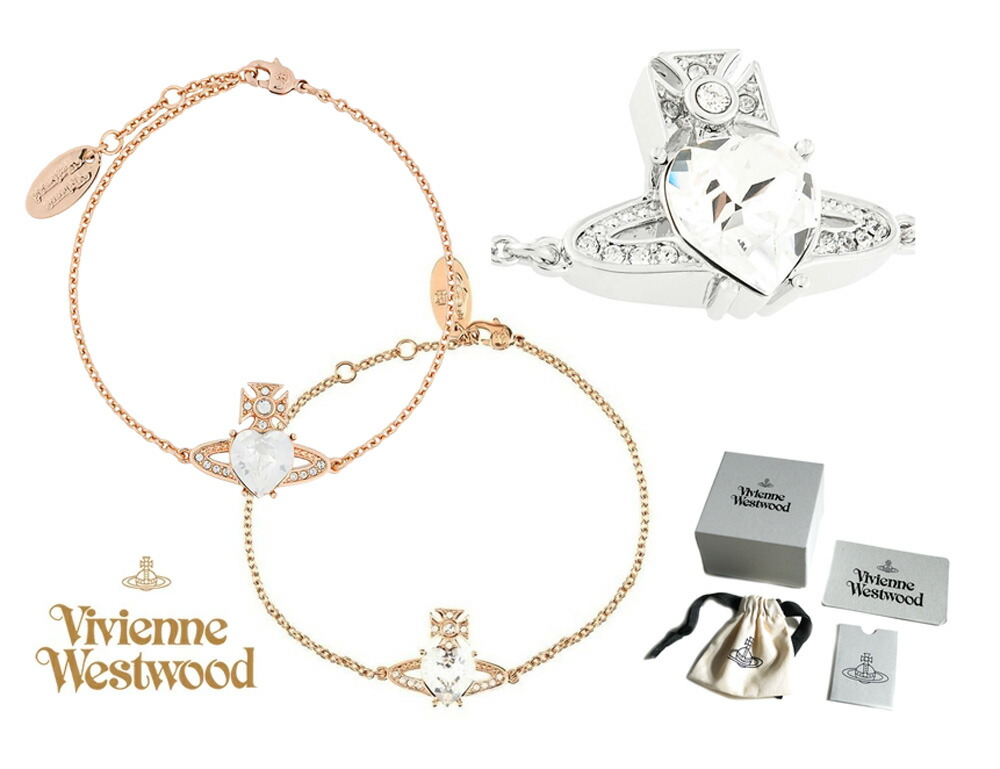 ◆Vivienne Westwood◆ハート クリスタル ブレスレット VIPセール ◇Vivienne Westwood◇ REVERSE HEART ブレスレット