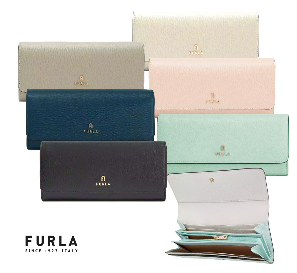 楽天市場】FURLA フルラ 長財布 ブラック CAMELIA CONTINENTAL