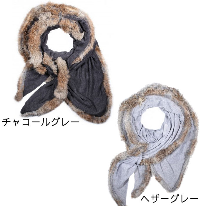 楽天市場】【S】OWEN BARRY ファー ストール ショール ラム ウール