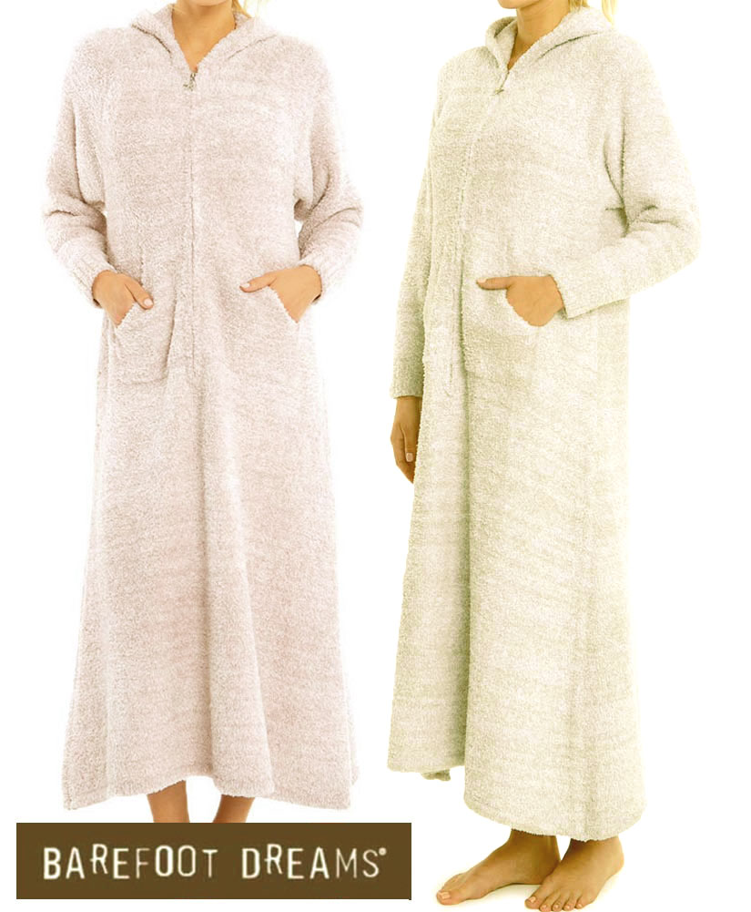 珍しい ベアフットドリームス Barefoot Dreams ロングパーカー 着る毛布 ガウン Cozychic Women S Lounger Heathered wcc1064 あす楽対応 関東 Agartd Org Gt