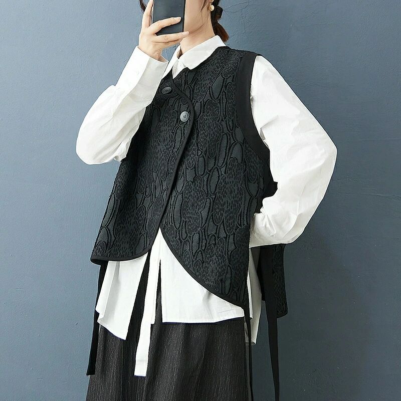 【送料無料】トップス ベスト ジレ レディース フォーマル 秋 春 夏 ロングベスト ジャンスカ ジャンパースカート 大きいサイズ スカート エプロン オーバーオール オールインワン マキシ キャミワンピ ノースリーブワンピース サロペット キレイめ カジュアル 学院風 通学