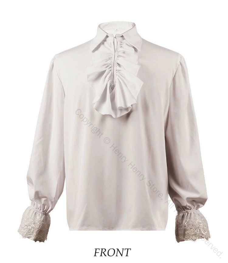 【送料無料】子供服 キッズ 男の子 中世 ゴシックレトロ 長袖 シャツ ルネッサンス 6色 スチームパンクトップス ブラウス フリルシャツ ハロウィン コスプレ 社交ダンス衣装 学園祭 演奏会 撮影 海賊 王子様 貴族 皇室 演劇 新劇 演出 舞台ステージ 120 130 140 150 160cm お画像