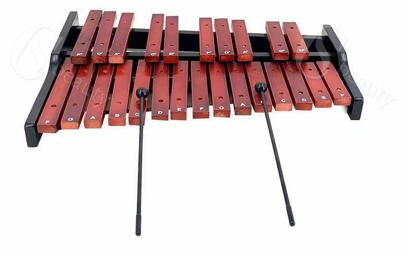 【送料無料】卓上木琴 25音 コンパクト木琴 グロッケンシュピール パーカッション 音楽教育玩具 細かい運動能力 打楽器 音楽玩具 演奏用 ギフト 木製 楽器 おもちゃ 持ち運び便利