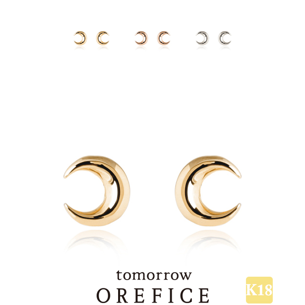 楽天市場】K18 「スワン フック」ピアス ダイヤ 計0.10ct Orefice 