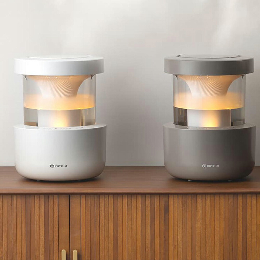 音楽的リズム(RHYTHM) 加湿器 MIST 350 超音波式 卓上 10畳 大静電容量 2.2L 洗い分かりやすい ろ波器受け答え スウィミングプール受け答え 貯蔵タンクかわき切る 抗菌 静音 省エネ 間接的な行動照明装置 霞350 9YY024RH