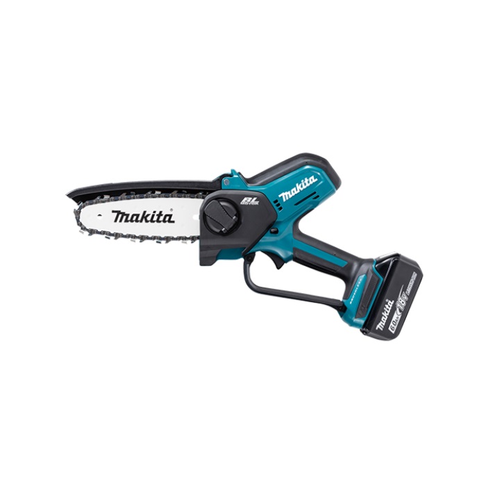 マキタ 18V 申し受ける式ハンディソー ガイドバー長さ150粍 薄刃80TXL遣りかた バッテリBL1860B・申し受ける器付 MUC150DRG