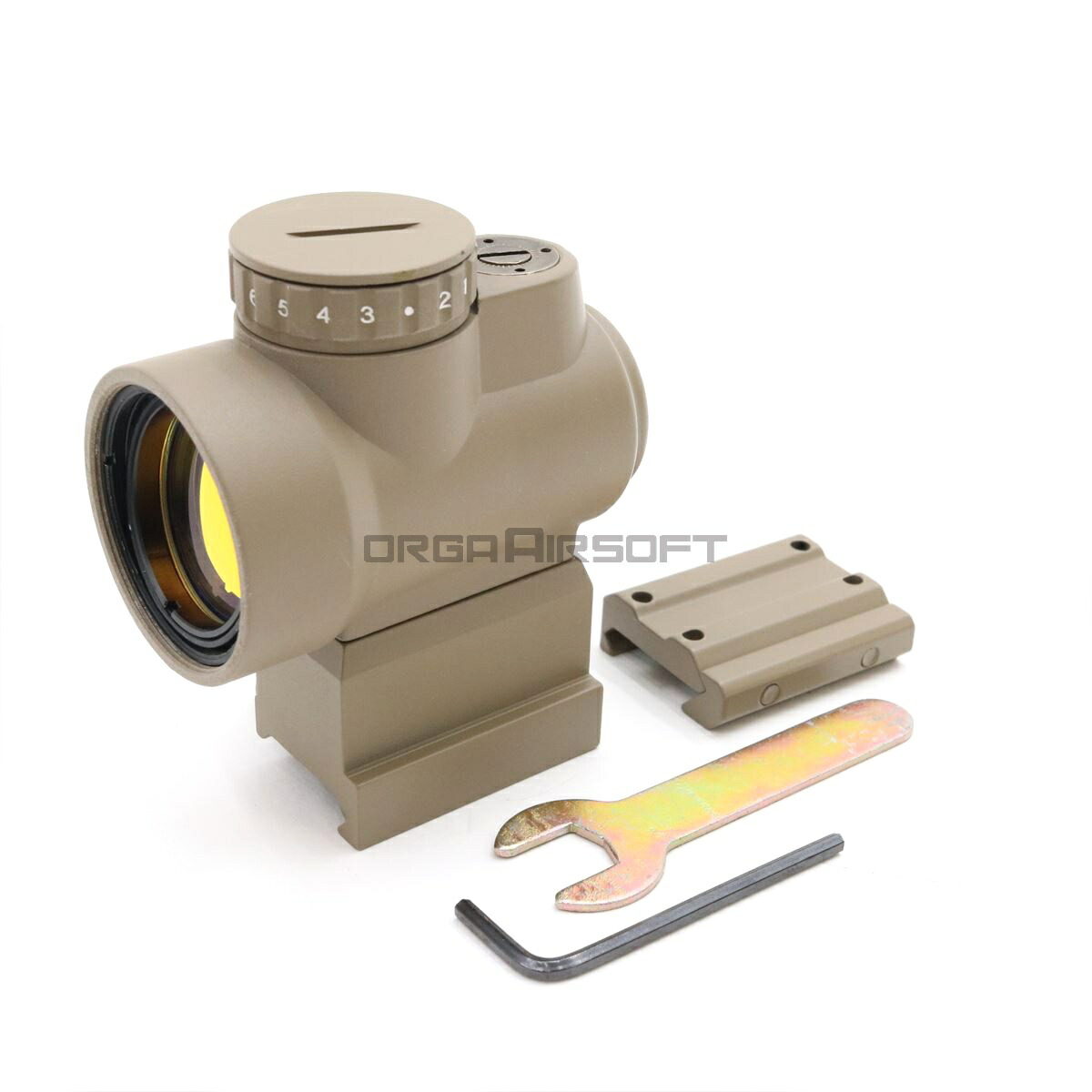 ＼エントリーでポイント10倍／【4月14日20時～4月17日9時59分まで】Trijicon MROタイプ ドットサイト (LarueタイプQD/ローマウント付属) DE サバゲー