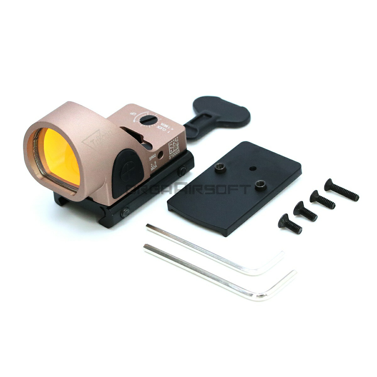Trijicon SRO タイプ マイクロ ドットサイト ブラック レプリカ SOTAC GEAR Trijicon SROタイプ マイクロドットサイト BK