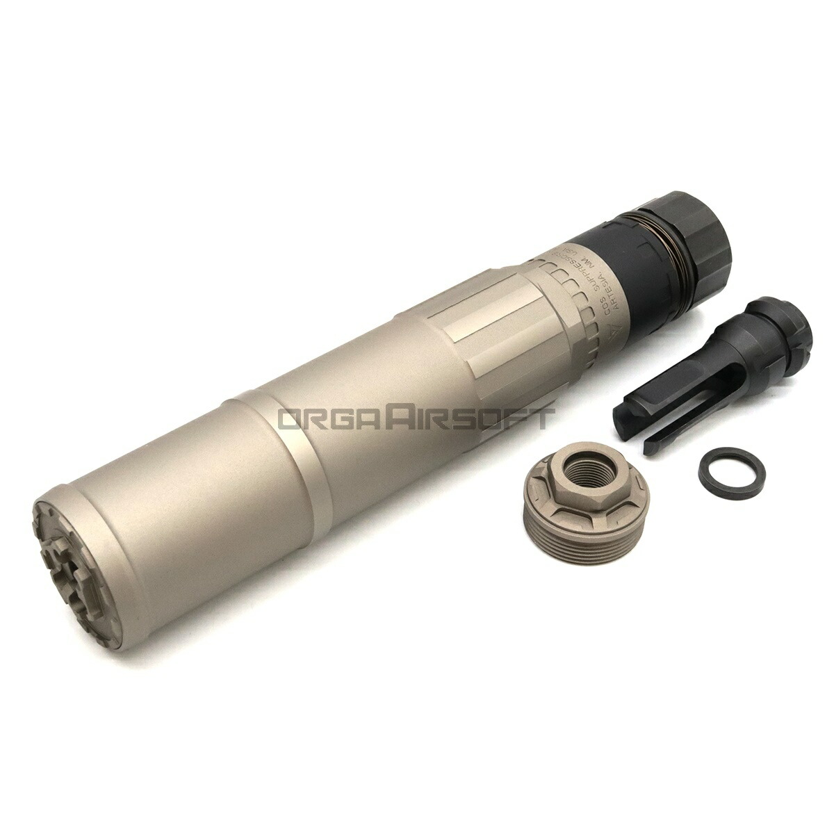 Airsoft Artisan SFタイプ サプレッサー　ハイダーセット Airsoft Artisan SFタイプ SOCOM556-RCサプレッサー/4-Prong