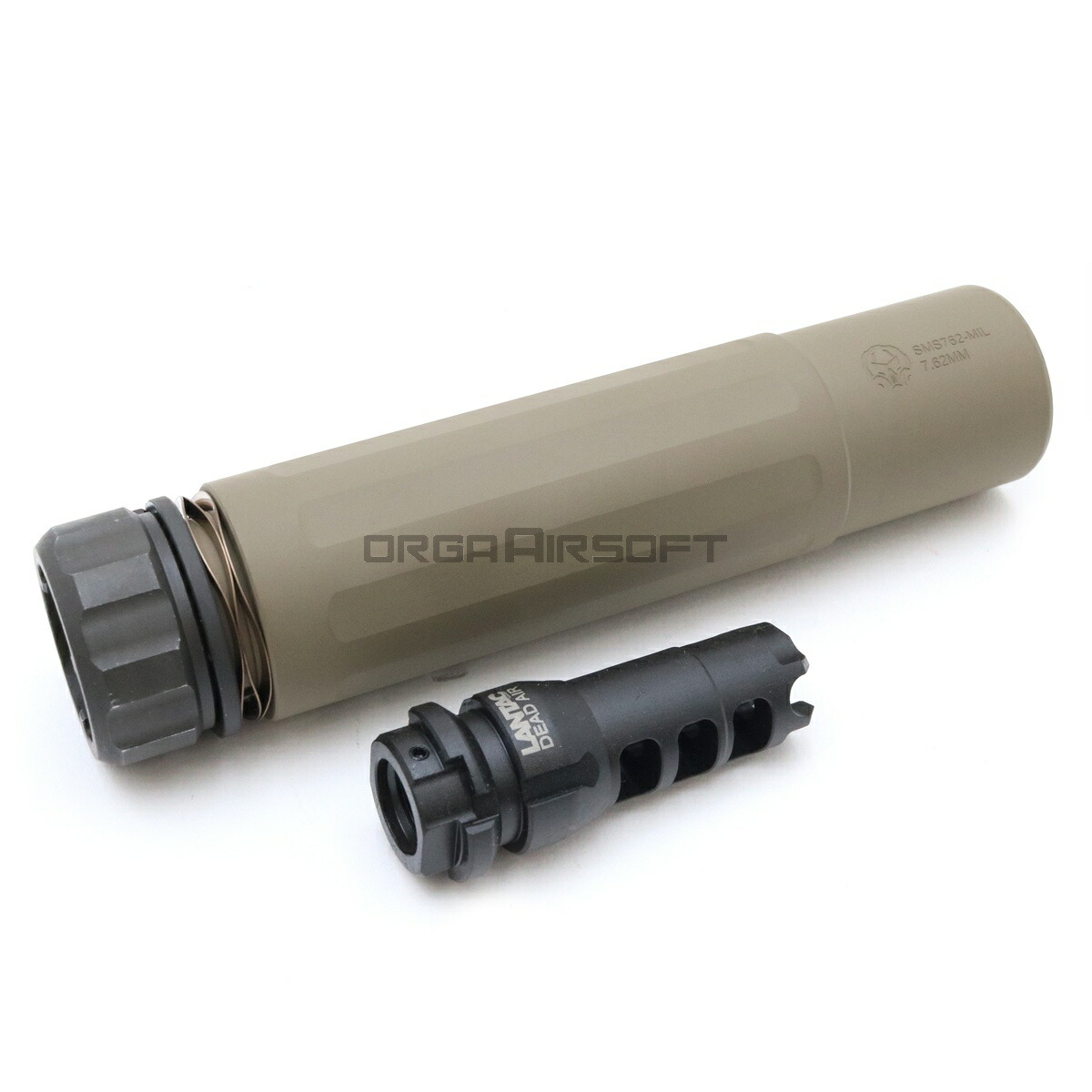 SANDMAN-S IRON AIRSOFT DEAD AIR サプレッサー IRON AIRSOFT DeadAir SANDMAN-Sタイプ サプレッサー セラコート
