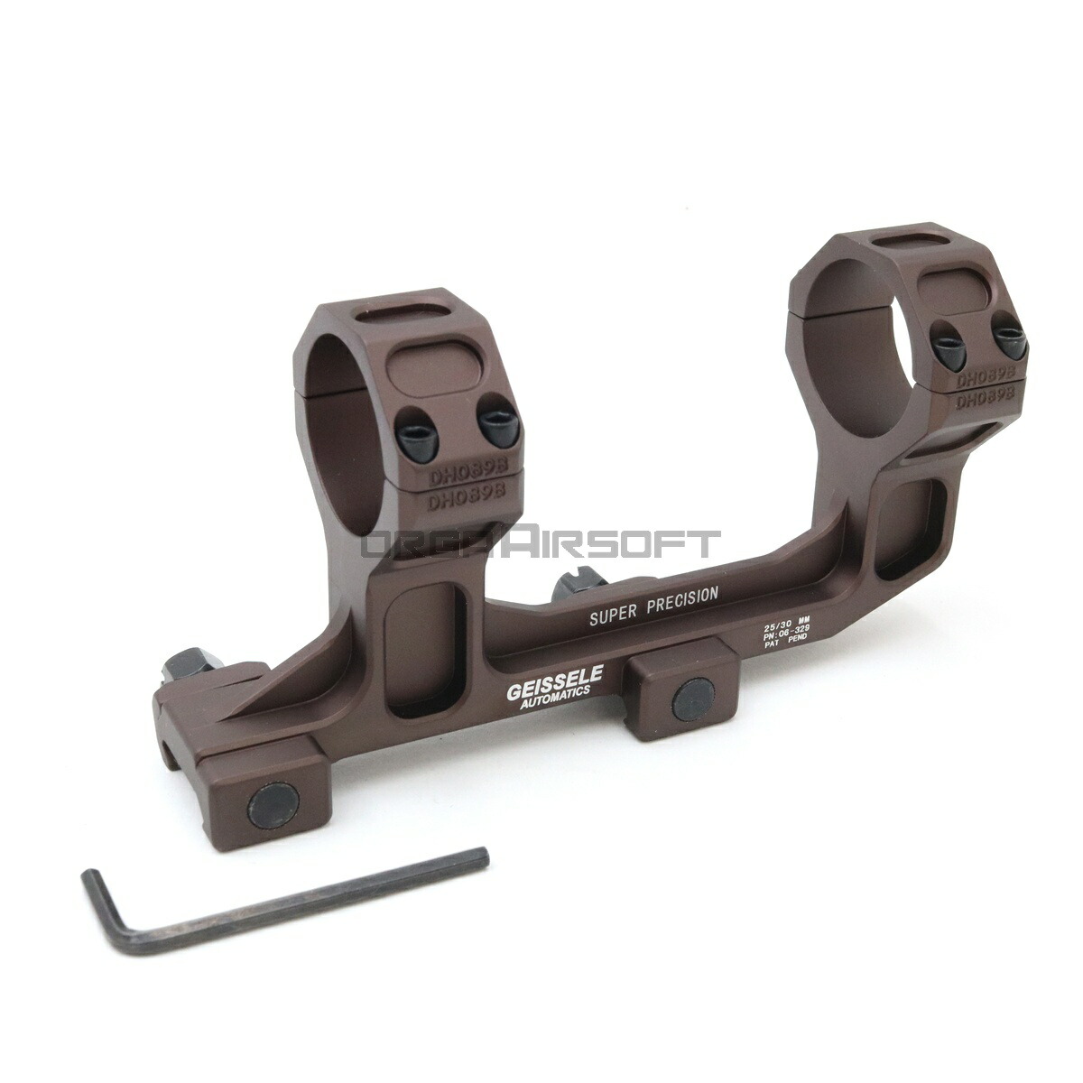 HOLY WARRIOR GEISSELE Super Precision 30mm タイプ スコープマウント 1.93インチ DE ガイズリー サバゲー