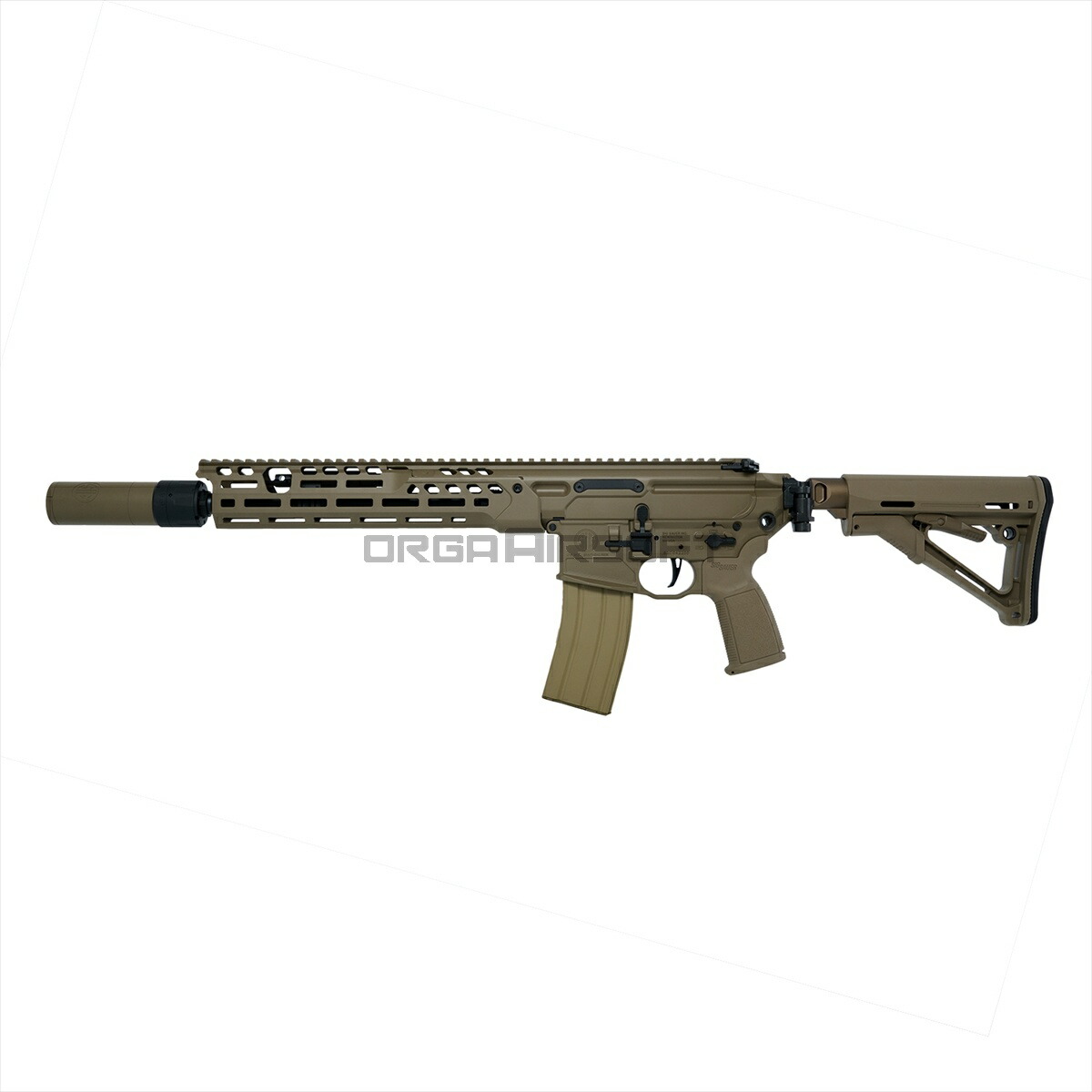 Salvo Precision MCX Hunter UKSF仕様 GBBR ガスブローバックライフル FDE (JP Ver./RealMarking/DX Ver.サイレンサー＆トレーサー付) SIG SAUER シグザウエル MWS準拠 サバゲー｜オルガエアソフト店