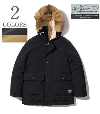 ALASKA SLEEPING BAG アラスカスリーピングバッグ Made in USA|ロクヨンクロス|ダウンコート『GOOSE DOWN ARCTIC WORK & HUNTING COAT』【アメカジ・アウトドア】AS15004(DOWN Vest & Jacket)｜ＯＲＧＡＮ　店